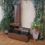 Welding Uniquely Designed Corten Fountain For Garden Decoration for sale