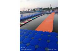 China Easy Installation Pe Float Pontoon Durable With Non Slip Surface supplier