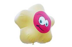 China Sun flower with smiling face inflatable helium balloon supplier