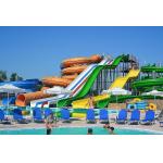 OEM Water Park Playground Pool Fiberglass Water Slide For Children for sale