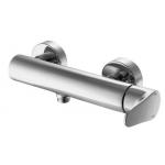 Chrome Single Lever Shower Mixer Tap Wall Mounted 1/2 Inch S Connections for sale
