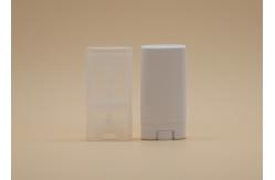 China Transparent Oval Lip Balm Containers Screw On Cap OEM / ODM Stable Performance supplier