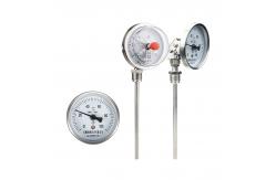China Water Pump Accessories Industrial Mini Bimetallic Thermometer Manometer with ODM Customization supplier