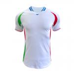 Italy 2024 Euro Jersey Quick dry material 120-160gsm Fabric Weight for sale