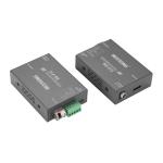 Newest Mini 4K60 HDMI Fiber Optic Converter with RS232 Data for sale