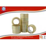 Custom Clear BOPP Packaging Tape , 50m Length Carton Sealing Adhesive Tape for sale