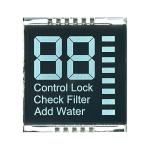 Negative VA Full View Transmissive Segment Monochrome Screen Customizable LCD for sale