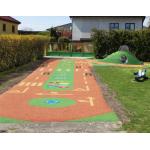 Safe Playground for Kids 3mm Green EPDM Rubber Granules Surface for sale