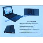 Bluetooth Laptop Keyboard With Leather Case For 10 Inch IPad Keyboard for sale