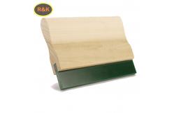 China Wooden Holder Screen Printing Rubber Squeegee Blade For T- Shirt Printing supplier