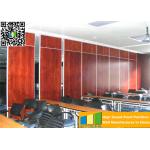 Office Ultrahigh Movable Partition Walls Soundproof Doors Sliding Partition Walls for sale