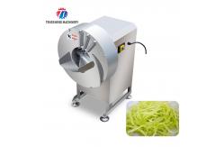 China Cafeteria 0.75KW Vegetable Processing Machine Ginger Slicing Equipment supplier
