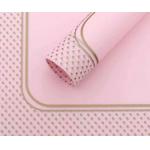 Hansu Paper Wave Dot Border Rose Bouquet Wrapping Paper Translucent Waterproof