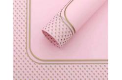 China Hansu Paper Wave Dot Border Rose Bouquet Wrapping Paper Translucent Waterproof supplier