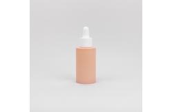 China Frosted 60ml PETG Dropper Bottle with White Rubber Head for Facial Serums supplier