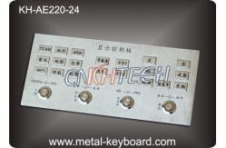 China Metal Industrial Control Platform Flat key Keyboard , Metallic Keyboard supplier