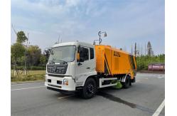 China 10cbm Wet And Dry  Road Sweeper Truck High Pressure High Performance supplier