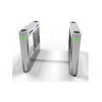 120W Face Recognition Thermal Detection Swing Turnstile Gate for sale