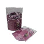 110 Microns Flat Bottom Pouch PE Embossing Resealable Zipper Bags