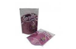 China 110 Microns Flat Bottom Pouch PE Embossing Resealable Zipper Bags supplier