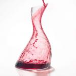 Customized Handmade Glass Liquor Decanters , Lightweght Red Wine Aerator for sale