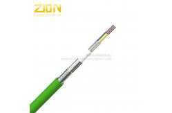 China Industrial Ethernet Fields Profinet Cable With AL / Mylar Screen And TC Braid supplier