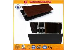 China T5 T6 Clear Texture Wood Finish Aluminium Profiles Flexible Antirust supplier