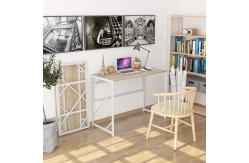 China Folding Steel Executive Desk Writing Computer Desk No Assembly Study Office Desk supplier