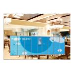 Secure Luggage Storage Electronic Steel Public Lockers PIN Code Operated With Barcode System for sale