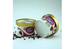 China Leakproof Biodegradable Ice Cream Containers With Lids Eco Friendly 5oz 150ml supplier