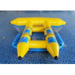 Towable Inflatable Flying Fish , Inflatable Banana Boat 2.8 * 2.6 Meter