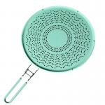 Heat Insulation 29cm Silicone Splatter Screen For Frying Pan for sale