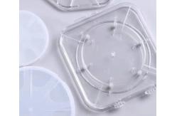 China 2inch 4inch 6inch Single Wafer Carrier Case Polycarbonate 10 Pieces / Pack supplier