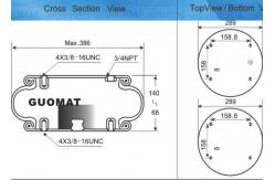 China W01-358-7094  Air Bag Kit Technical Parameters Rubber Bladder supplier
