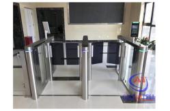 China Half Height Bi Directional Security Turnstile Gate With Card Reader supplier