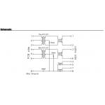 J1B1211CCD RJ45 Ethernet Connector MODULE WITH 10/100 BASE-TX