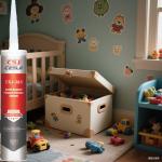 Elastic Adhesion Acetic Cure Sealant 300mL For PVC Steel for sale