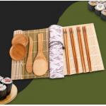 9PCS Disposable Bamboo Sushi Roll Set kit Rice Spreader For Starter