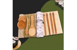 China 9PCS Disposable Bamboo Sushi Roll Set kit Rice Spreader For Starter supplier