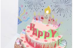 China Personalization Pop Out Card for promotional campaigns , Customizable Design Interactive Greeting Card supplier