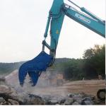 Building Construction Excavator Pulverizer Attachment Multi Processor Low Noise for sale