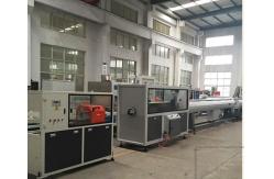 China High Output PVC Twin Screw Extruder Machine , PE PPR PVC Pipe Extrusion Machine supplier