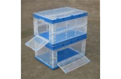 China Collapsible Foldable Plastic Box , Plastic Storage Containers Easy Taking supplier