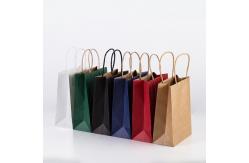 China Offset Printing Craft Pink Gift Bag With Hand Length Handle supplier