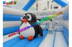 China Funny Big Custom Penguin Inflatable Jumping House 5m x 4m x 3.5m supplier