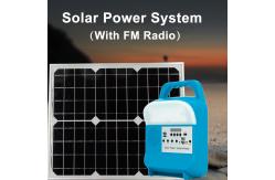 China Emergency Solar Home Lighting System Rechargeable Portable Camping Bulbs With Battery supplier