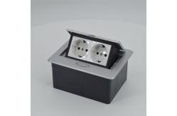 China Multifunctional Zinc Alloy Desktop Office Pop Up Desk Power Outlets supplier