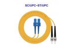 China SC UPC ST UPC Fiber Cable Single Mode Communication Application supplier