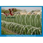 Hot dipped galvanzied Concertina Razor Blade Barbed Wire Coil Diameter 500mm for sale
