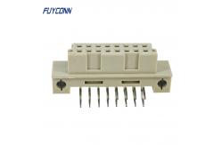 China DIN41612 Female 2 Rows 16 Pin Right Angle PCB Eurocard Connector supplier